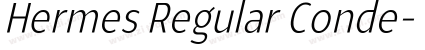 Hermes Regular Conde字体转换